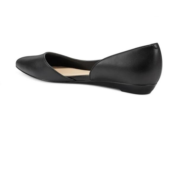 New Nine West Saige D'Orsay Flats Black 8M - Picture 2 of 8
